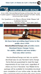 Mobile Screenshot of marylandnamechange.com