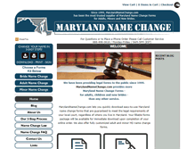 Tablet Screenshot of marylandnamechange.com